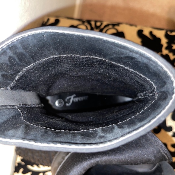 Black Stiletto Studded Back Zip Ankle Boots - Picture 8 of 10